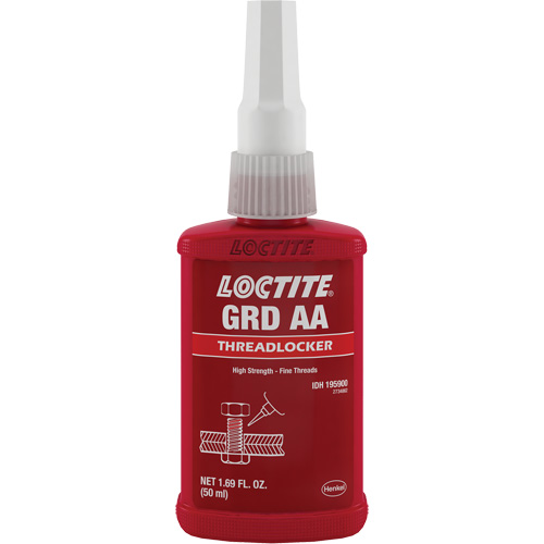 Letter Grade AA Wicking Grade Threadlocker, Green, High, 50 ml, Bottle Nia-Chem Ltd.