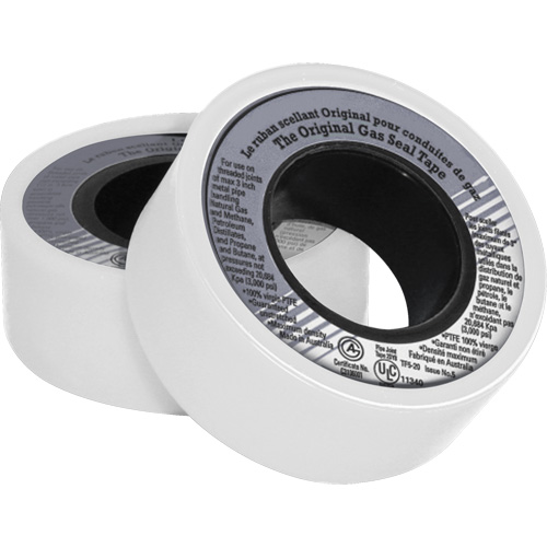 Ruban d'&eacute;tanch&eacute;it&eacute; pour filet en PTFE, 480" lo x 3/4" la, Blanc Nia-Chem Ltd.