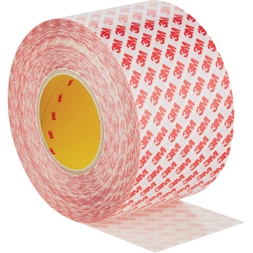 Ruban adh&eacute;sif double face, Polyester, 100 mm (3,93") la x 50 m (164') lo, 8 mils &eacute;pais Nia-Chem Ltd.