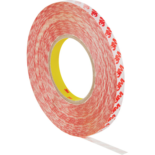 Double-Sided Adhesive Tape, Polyester, 12 mm (0.47") W x 50 m (164') L, 8 mils Thick Nia-Chem Ltd.