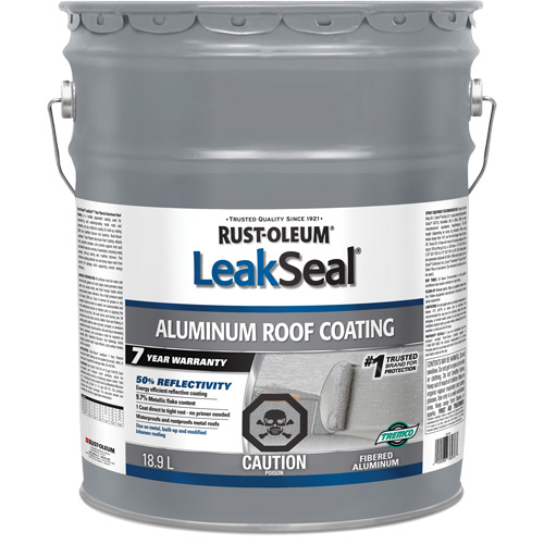 Rev&ecirc;tement de toit en aluminium 7 ans LeakSeal Nia-Chem Ltd.