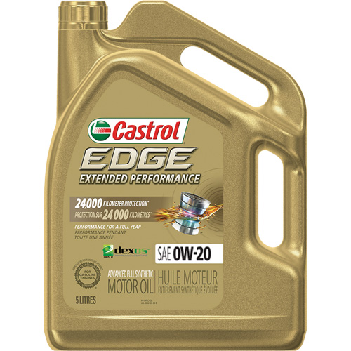 Edge&reg; Extended Performance 0W-20 Motor Oil, 5 L, Jug Nia-Chem Ltd.