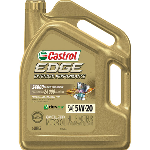 Huile pour moteur performance prolong&eacute;e 5W-20 Edge, 5 L, Cruche Nia-Chem Ltd.