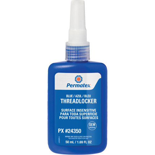 Surface Insensitive Threadlocker, Blue, High, 50 ml, Bottle Nia-Chem Ltd.