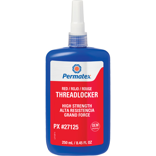 Threadlocker, Red, High, 250 ml, Bottle Nia-Chem Ltd.
