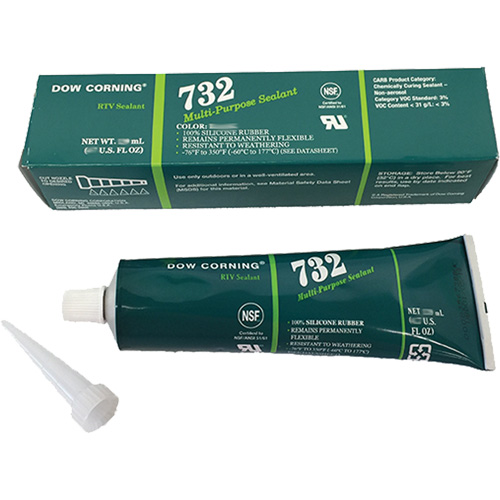 Agent d'&eacute;tanch&eacute;it&eacute; 732, 90 ml, Tube, Blanc Nia-Chem Ltd.