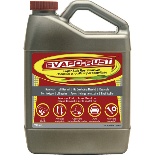 Agent antirouille super s&eacute;curitaire Evapo-Rust, Cruche Nia-Chem Ltd.
