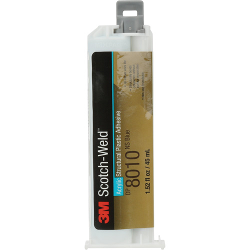 Scotch-Weld Structural Plastic Adhesive, Deux composants, Cartouche double, 45 ml, Bleu Nia-Chem Ltd.
