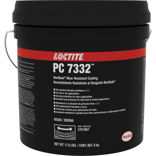 Rev&ecirc;tement de protection contre lusure 7332 Nordbak, Gris, 10 kg, Seau Nia-Chem Ltd.