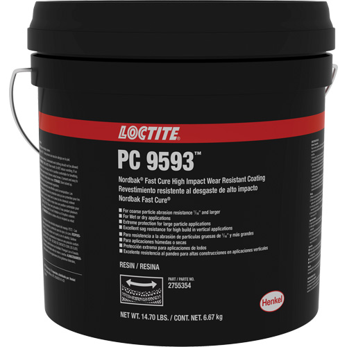 9593 Nordbak&reg; Wear Prevention Coating, Blue, 10 kg, Pail Nia-Chem Ltd.