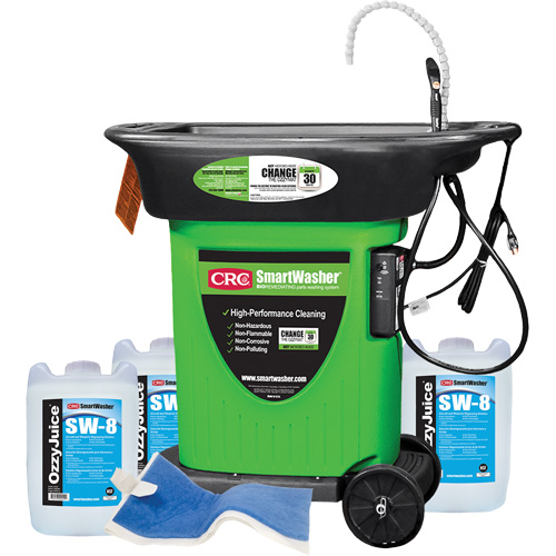 Trousse de bassin de nettoyage de pi&egrave;ces mobile SmartWasher SW-823 Nia-Chem Ltd.