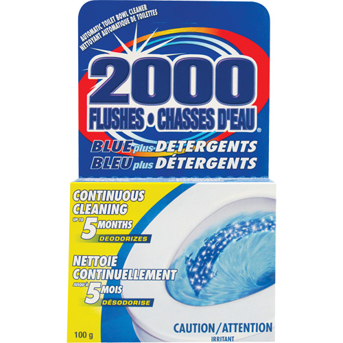 2000 Flushes&reg; Blue Plus Toilet Bowl Cleaning Detergent, 100 g, Tablet Nia-Chem Ltd.
