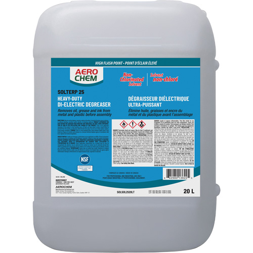 D&eacute;graissant di&eacute;lectrique SOLTERP 25 Nia-Chem Ltd.