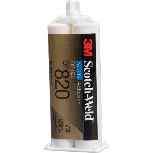 Adh&eacute;sif acrylique Scotch-Weld, Deux composants, Cartouche double, 1,6 oz liq., Blanc cass&eacute; Nia-Chem Ltd.