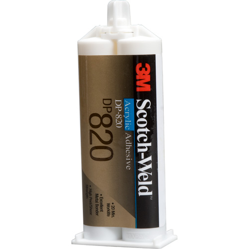 Scotch-Weld Acrylic Adhesive, Two-Part, Dual Cartridge, 400 ml, Off-White Nia-Chem Ltd.