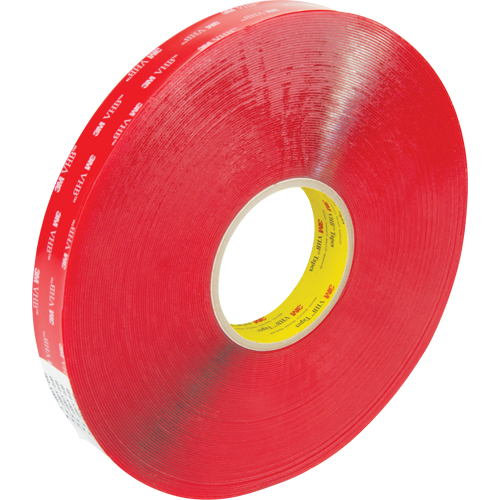 Ruban en mousse 4910, 33 m (108') lo x 25,4 mm (1") la, 40 mils, Acrylique Nia-Chem Ltd.