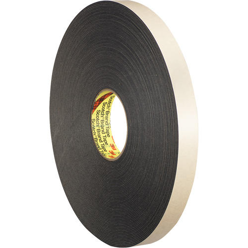 Ruban double face en mousse, 33 m (108') lo x 12,7 mm (1/2") la, 62 mils, Poly&eacute;thyl&egrave;ne Nia-Chem Ltd.