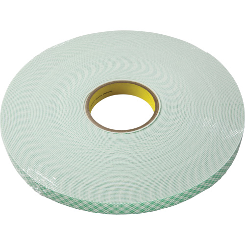 Ruban double face en mousse, 33 m (108') lo x 18 mm (3/4") la, 62,5 mils, Ur&eacute;thane Nia-Chem Ltd.