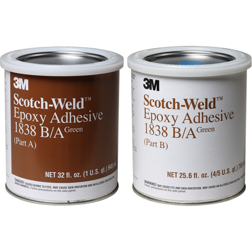 Scotch-Weld Adhesive, 32 fl. oz., Pail, Two-Part, Green Nia-Chem Ltd.