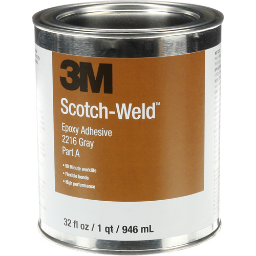 Scotch-Weld Adhesive, 32 fl. oz., Kit, Two-Part, Grey Nia-Chem Ltd.
