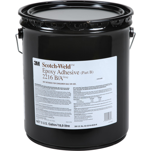 Adh&eacute;sif Scotch-Weld, 5 gal., Seau, Deux composants, Gris Nia-Chem Ltd.
