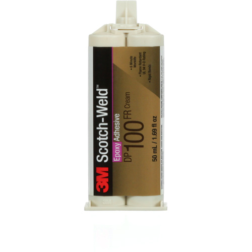 Adh&eacute;sif Scotch-Weld, 1,7 liq. oz., Cartouche, Deux composants, Blanc cass&eacute; Nia-Chem Ltd.