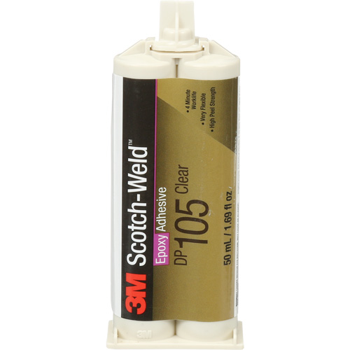 Scotch-Weld Adhesive, 1.7 fl. oz., Cartridge, Two-Part, Translucent Nia-Chem Ltd.