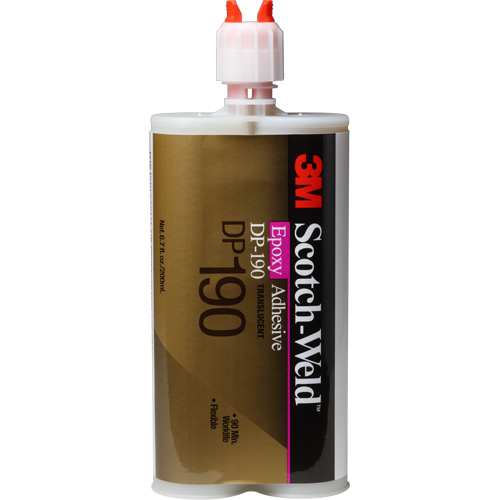 Adh&eacute;sif Scotch-Weld, 200 ml, Cartouche, Deux composants, Translucide Nia-Chem Ltd.