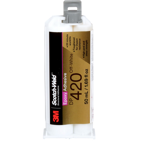 Scotch-Weld Adhesive, 1.25 fl. oz., Cartridge, Two-Part, Off-White Nia-Chem Ltd.