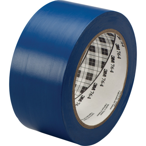 Ruban en vinyle pour travaux g&eacute;n&eacute;raux 764, 25,4 mm (1") la x 32,9 m (108') lo, 5 mils, Bleu Nia-Chem Ltd.