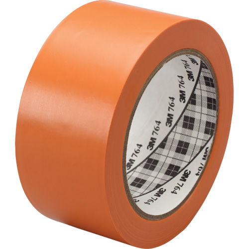 Ruban en vinyle pour travaux g&eacute;n&eacute;raux 764, 25,4 mm (1") la x 32,9 m (108') lo, 5 mils, Orange Nia-Chem Ltd.