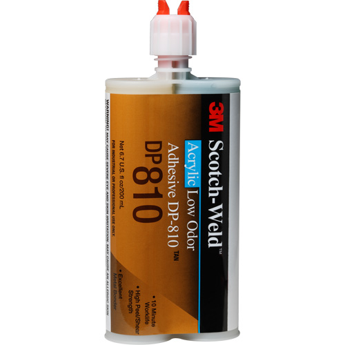 Adh&eacute;sif acrylique &agrave; faible odeur Scotch-Weld, Deux composants, Cartouche, 200 ml, Blanc cass&eacute; Nia-Chem Ltd.