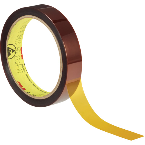 Ruban &agrave; base de polyimide produisant peu de statique 5419, 12,7 mm (1/2") x 33 m (108'), Brun Nia-Chem Ltd.