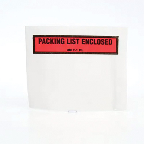 Pochette pour bordereau d'exp&eacute;dition, 5-1/2" lo x 4-1/2" la, Style Insertion par extr&eacute;mit&eacute; Nia-Chem Ltd.