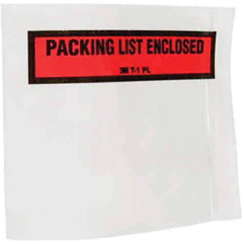 Pochette pour bordereau d'exp&eacute;dition, 5-1/2" lo x 4-1/2" la, Style Insertion par extr&eacute;mit&eacute; Nia-Chem Ltd.