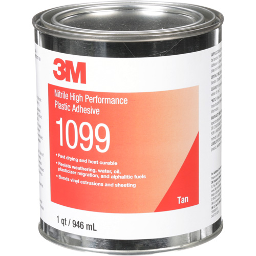 Plastic Adhesive, 946 ml, Can, Tan Nia-Chem Ltd.