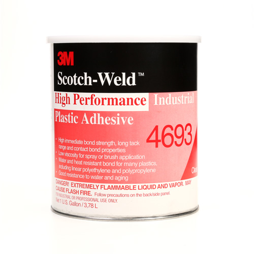 Adh&eacute;sif en plastique industriel haute performance, 1 gal., Gallon, Jaune Nia-Chem Ltd.