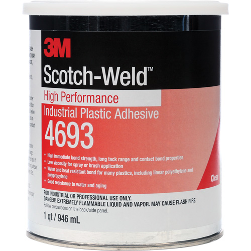 Adh&eacute;sif industriel haute performance pour le plastique Scotch-Weld Nia-Chem Ltd.