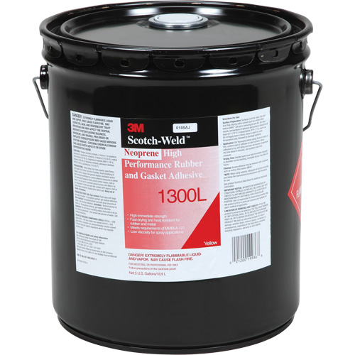 Adh&eacute;sif haute performance pour le caoutchouc et les joints, Seau, Jaune Nia-Chem Ltd.