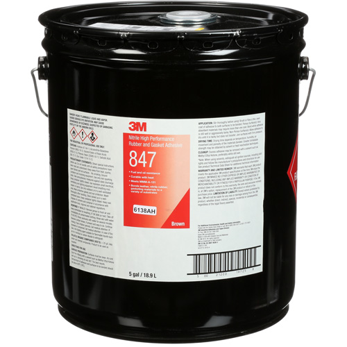 Scotch-Weld High-Performance Rubber & Gasket Adhesive, Pail, Brown Nia-Chem Ltd.