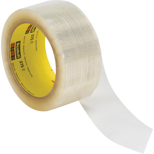 Scotch&reg; 375 Box Sealing Tape, Hot Melt Adhesive, 3.1 mils, 48 mm (1-22/25") x 1500 m (4921') Nia-Chem Ltd.