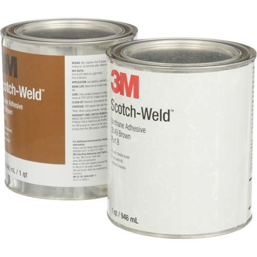 Scotch-Weld Urethane Adhesive 3549, 64 fl. oz., Can, Brown Nia-Chem Ltd.