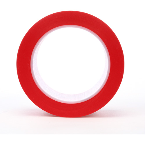 471 Vinyl Tape, 50.8 mm (2") W x 32.9 m (108') L, 5.2 mils, Red Nia-Chem Ltd.