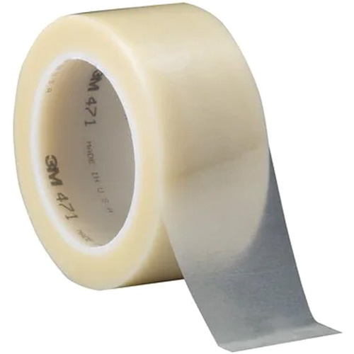 Ruban en vinyle 471, 102 mm (4") la x 32,9 m (108') lo, 5,3 mils, Jaune Nia-Chem Ltd.