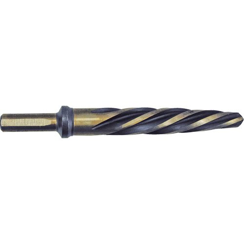 Jet-Kut&reg; Black & Gold Premium Car Reamer, 3/4", Spiral Flute, High Speed Steel, 3-Flat Shank Nia-Chem Ltd.