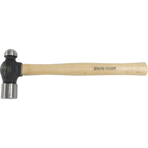 BP-40H Marteau &agrave; panne ronde avec manche en hickory, Poids de la t&ecirc;te 40 oz, Face Ordinaire, Prise Bois Nia-Chem Ltd.
