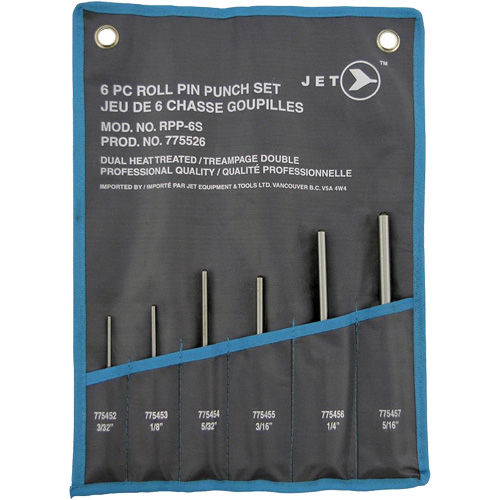 RPP-6S Roll Pin Punch Set, 6 Pieces Nia-Chem Ltd.