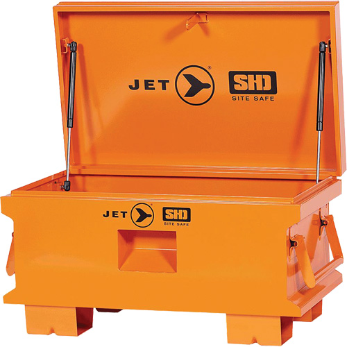 JSB-3219 Super Heavy-Duty Jobsite Tool Storage Box, 32-1/8" x 19" x 17-1/2", Steel, Orange Nia-Chem Ltd.