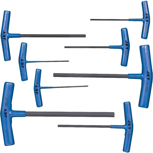 JTHK-8M Jeu de cl&eacute;s hexagonales avec manche en T, 8 mcx, M&eacute;trique/Torx Nia-Chem Ltd.