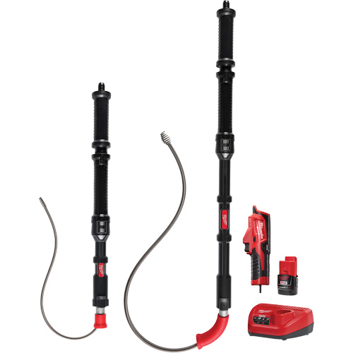 Ensemble de d&eacute;gorgeoir durinoir 2 outils M12 Trapsnake, &eacute;lectrique, Tulipe, 4'/6' Longueur du c&acirc;ble, 1/2"/3/8" Diam&egrave;tre du c&acirc;ble Nia-Chem Ltd.